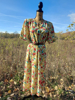 Slika od Vintage cvjetna haljina sa povišenim ramenima, 40/42