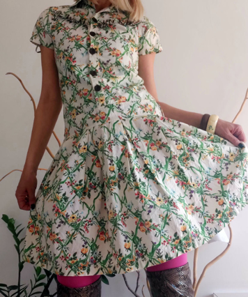 Slika: VIntage cvjetna haljina