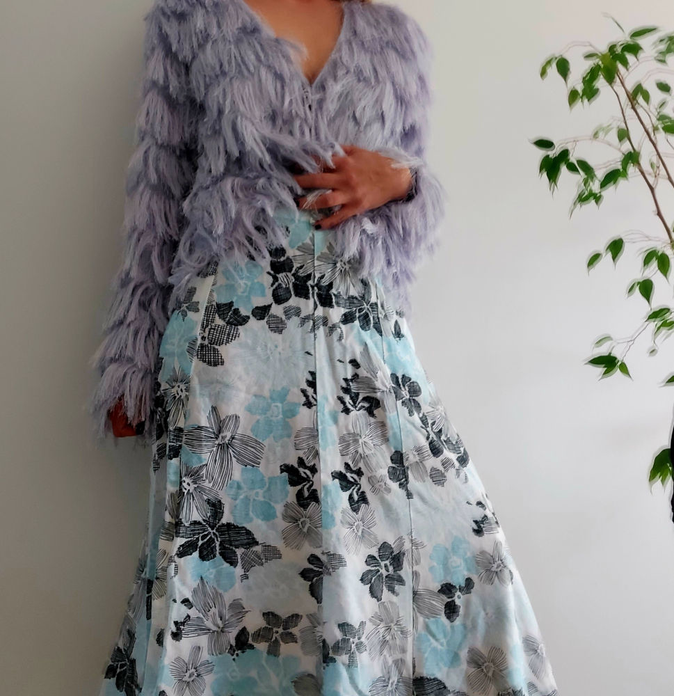 Slika od Vintage cvjetna suknja, M/L