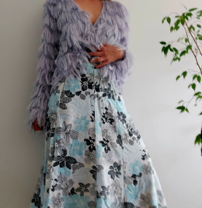 Slika: Vintage cvjetna suknja, M/L