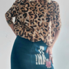 Slika od Vintage oversize leopard košulja