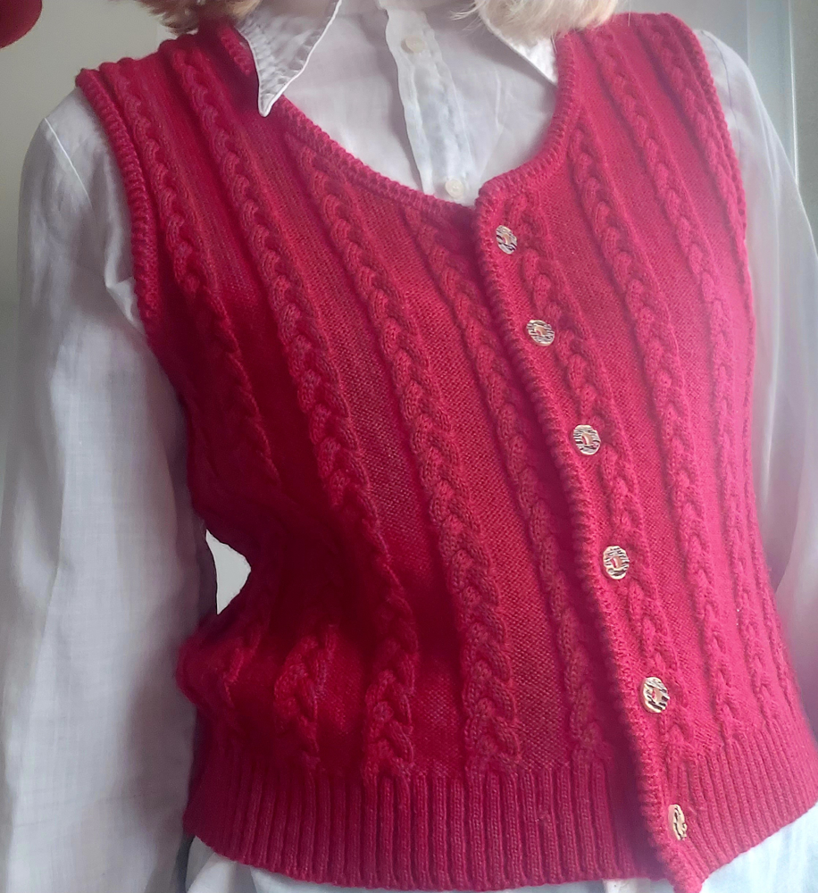 Slika od Vintage vuneni prsluk