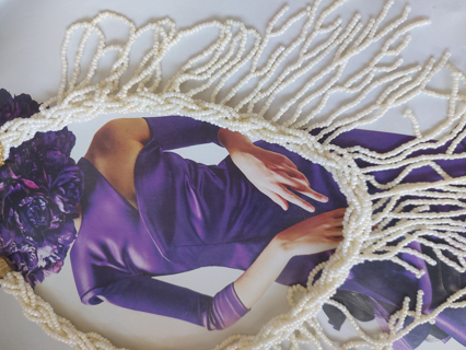 Slika: Vintage ogrlica od perlica