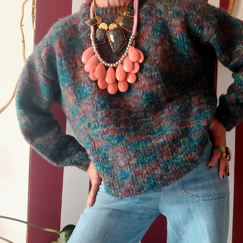 Slika od Vintage pleteni pulover