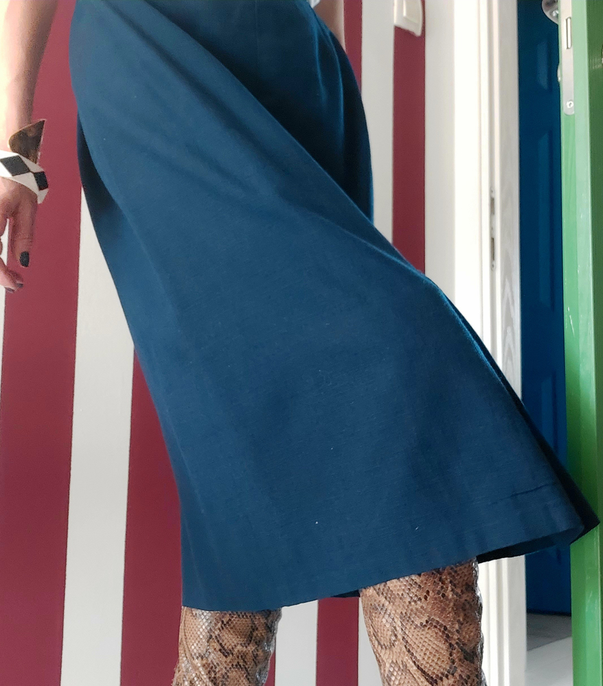 Slika od Vintage klasična šivana midi suknja